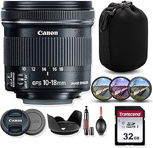 Canon 10-18mm EF-S Wide Angle Lens + 32GB Bundle