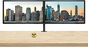HP V24 2-Pack: 24" FHD Monitors with Desk Mount & Speaker