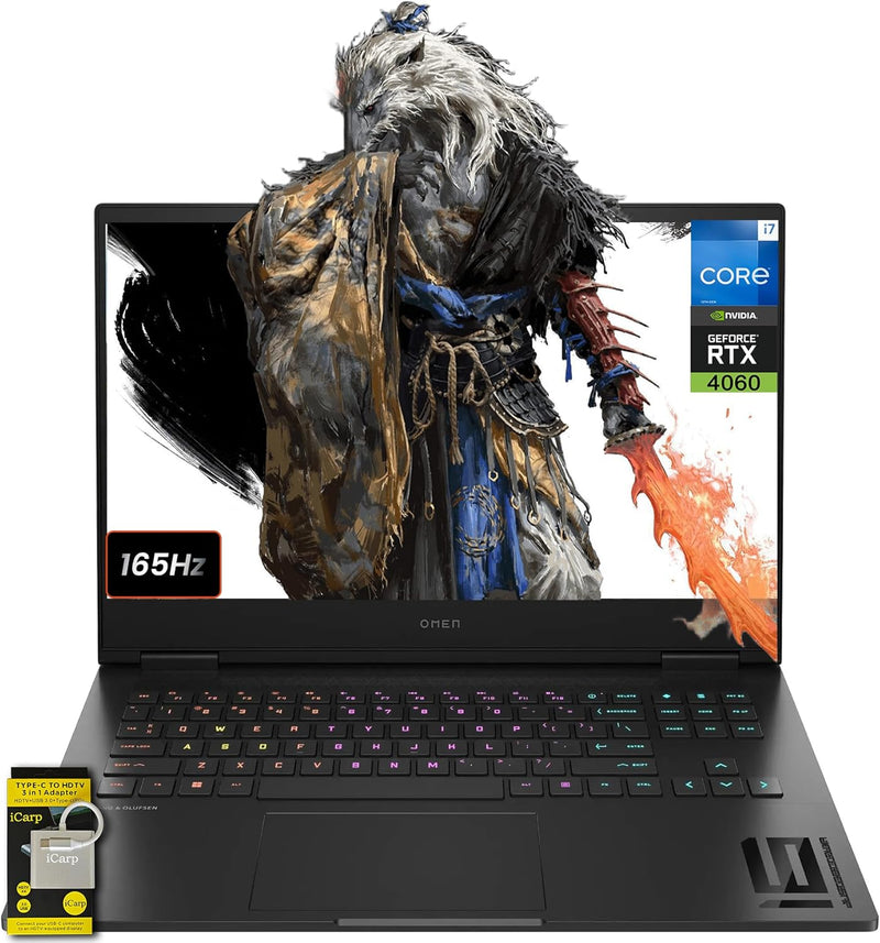 HP Omen 16 i7 RTX 4060 Gaming Laptop 165Hz — main product image