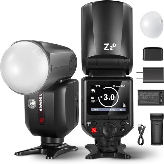 Neewer Z2-S TTL Round Head Flash Speedlite for Sony