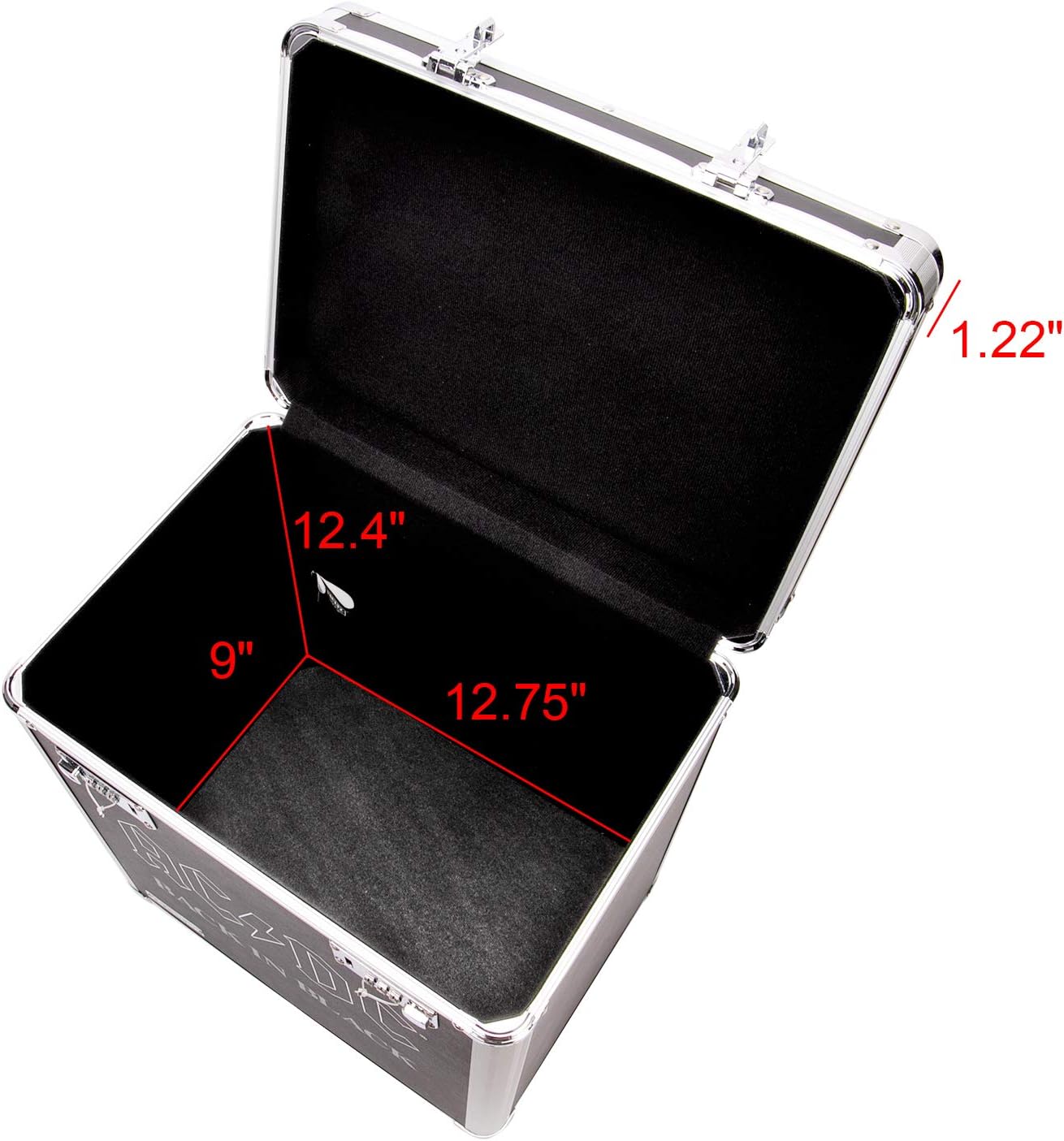 Vaultz VZ03922 Vinyl Record Storage Box - AC/DC Design