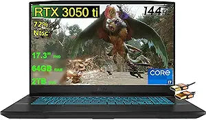 MSI Crosshair 17 i7 Gaming Laptop RTX 3050 Ti