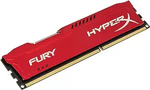 HyperX HX316C10FR/8 FURY 8GB 1600MHz DDR3 Red Memory — main product image