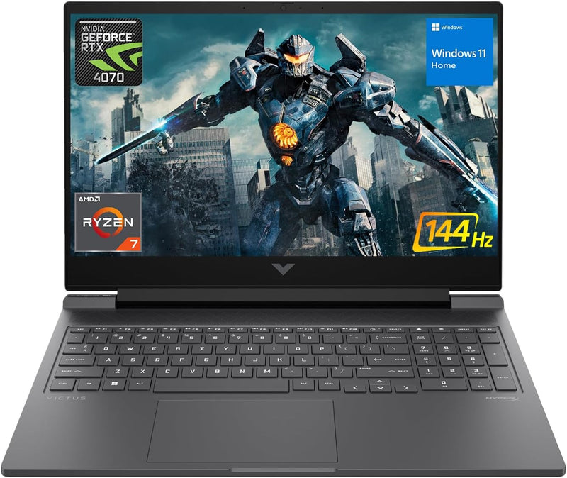 HP TPN-C152 Victus RTX 4070 Ryzen 7 Gaming Laptop — main product image