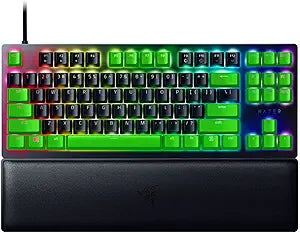 Razer Huntsman V2 TKL Gaming Keyboard + PBT Keycap Set