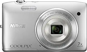 Nikon 26361 COOLPIX S3500 20.1 MP 7x Zoom Camera (Old Model)