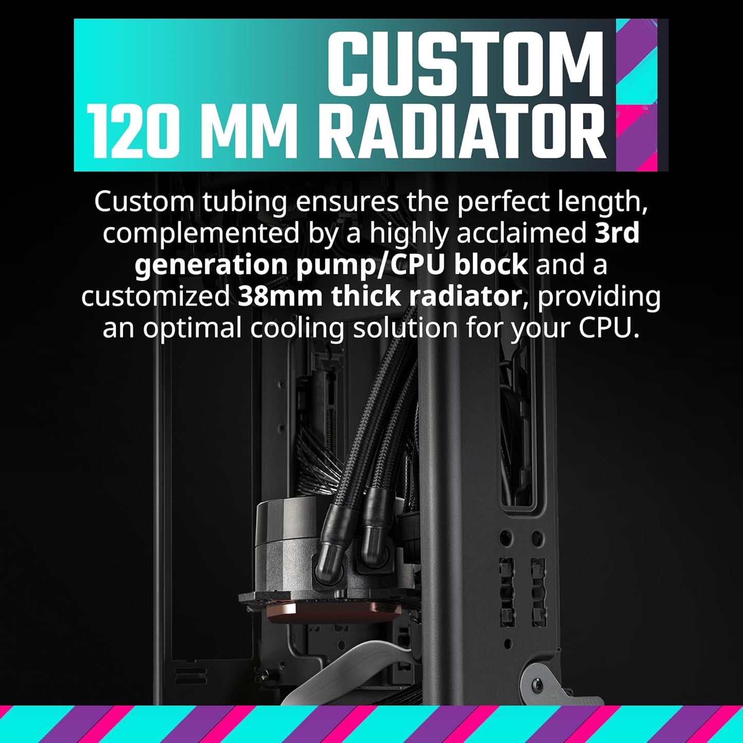 Cooler Master NR100-ZNNN85-SL0 NCORE 100 MAX ITX PC Case - Bronze