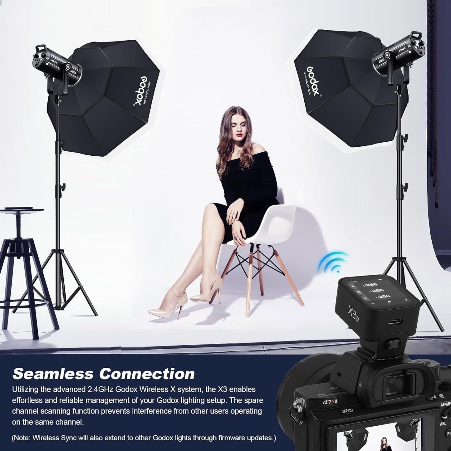 Godox X3 N Nikon Flash Trigger TTL Wireless Touchscreen