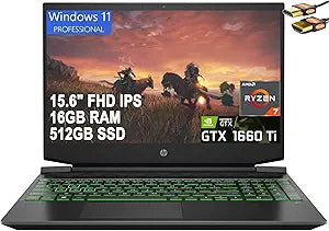 HP Pavilion Gaming 15 Laptop Ryzen 7 GTX 1660Ti — main product image