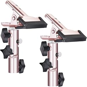 Neewer 90091536 Heavy Duty Metal Spring Clamp Holder Purple