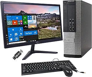 Dell 9020 i5 Desktop PC & 20" HD Monitor, Renewed