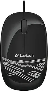 Logitech 910-002940 M105 Wired USB Mouse - Black