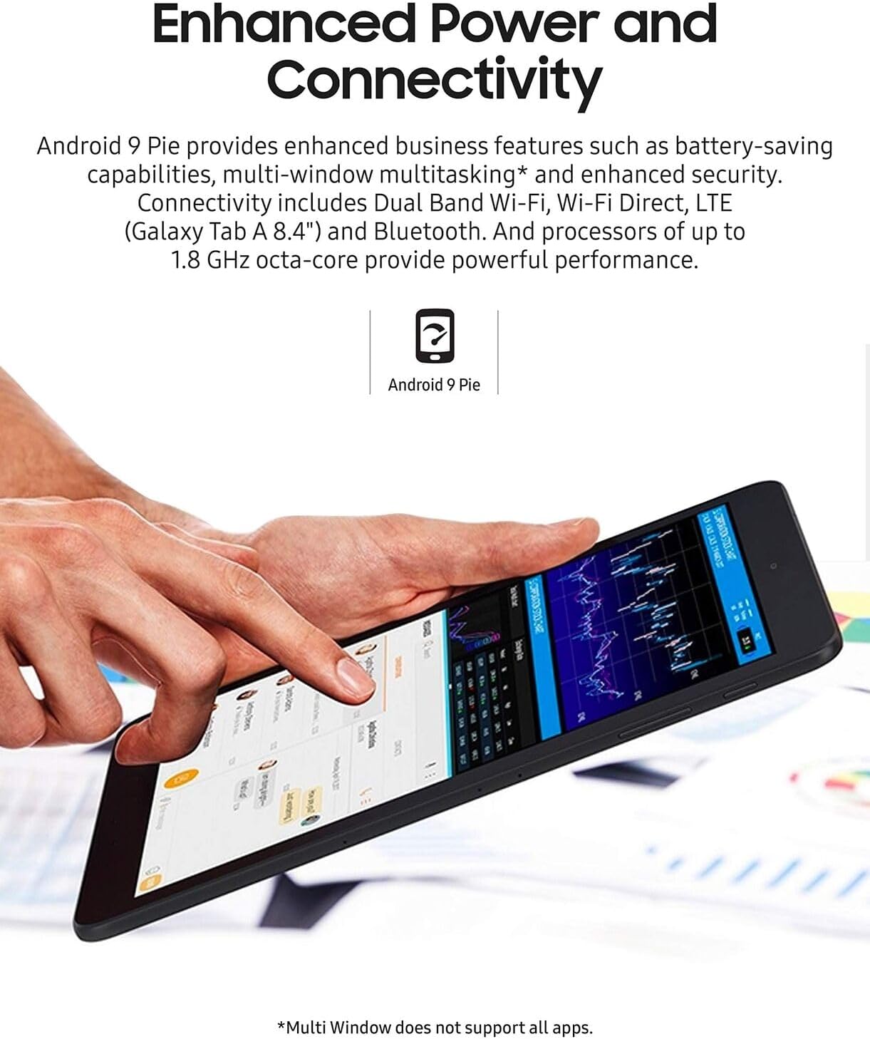 Samsung T307U Galaxy Tab A 8.4" LTE - Renewed