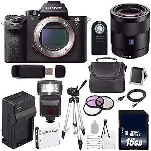 Sony Alpha a7R II Mirrorless Camera with 55mm Lens & Filter Kit