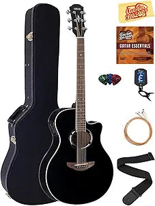 Yamaha AUS-APX500III-BL-COMBO-PRO Acoustic-Electric Guitar Bundle