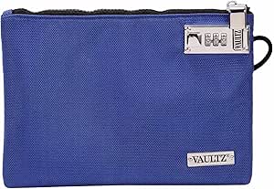 Vaultz VZ03990 Locking Money Bag - Blue — main product image