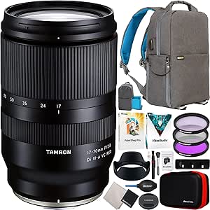 Tamron E11TM1770F28 17-70mm Fujifilm X-Mount Lens Bundle