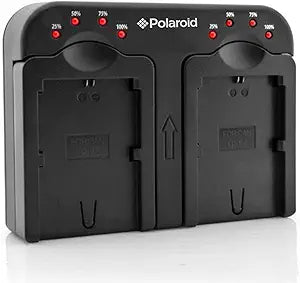 Polaroid PL-CH2CN54 Dual Battery Charger Canon