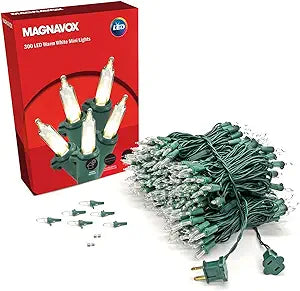 Magnavox 634659-278 300 LED Warm White Mini Light String