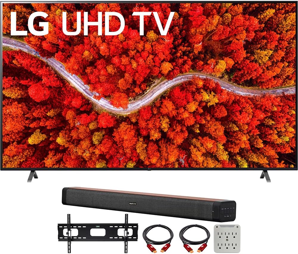 LG E2LG86UP8770PUA 86" 4K UHD TV + Soundbar Bundle