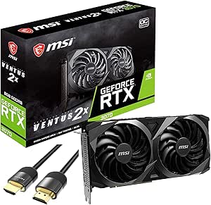 MSI RTX 3070 Ventus 2X OC Gaming Graphics Card — main product image