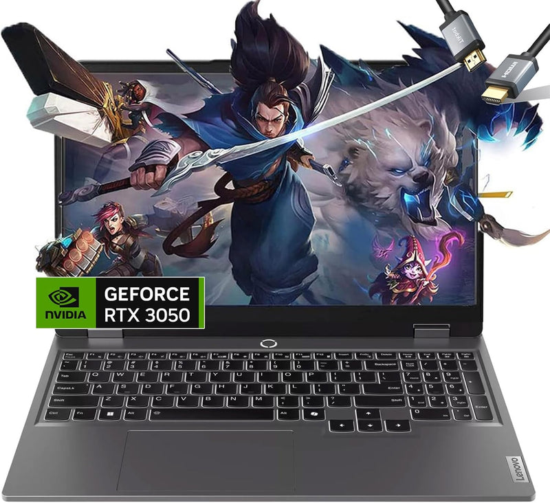 Lenovo LOQ 15 Ryzen 5 RTX 3050 Gaming Laptop — main product image