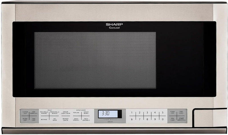 Sharp R-1214T 1.5 Cu. Ft. Over-the-Counter Microwave — main product image