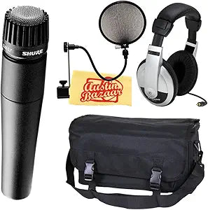 Shure SM57-LC Dynamic Cardioid Instrument Microphone Bundle — main product image