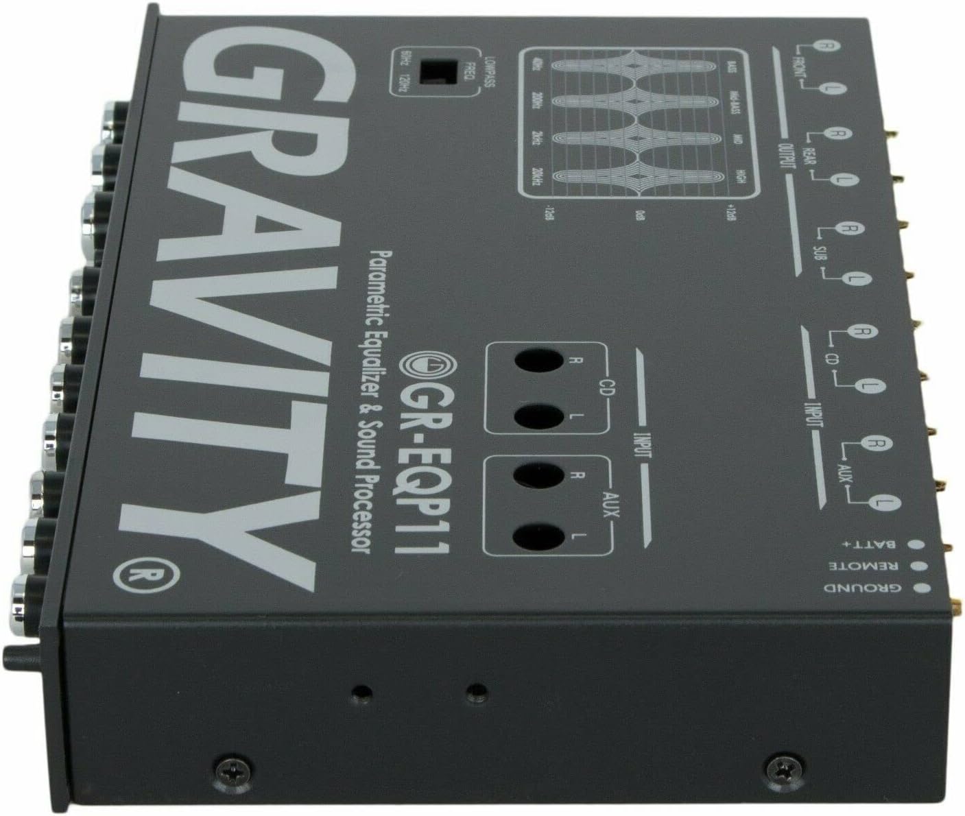 Gravity GR-EQP11 4-Way Car Parametric Equalizer