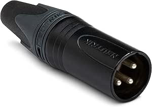 Neutrik NC3MXXBAG XLR Male Connector - 3-Pin, Silver Contacts