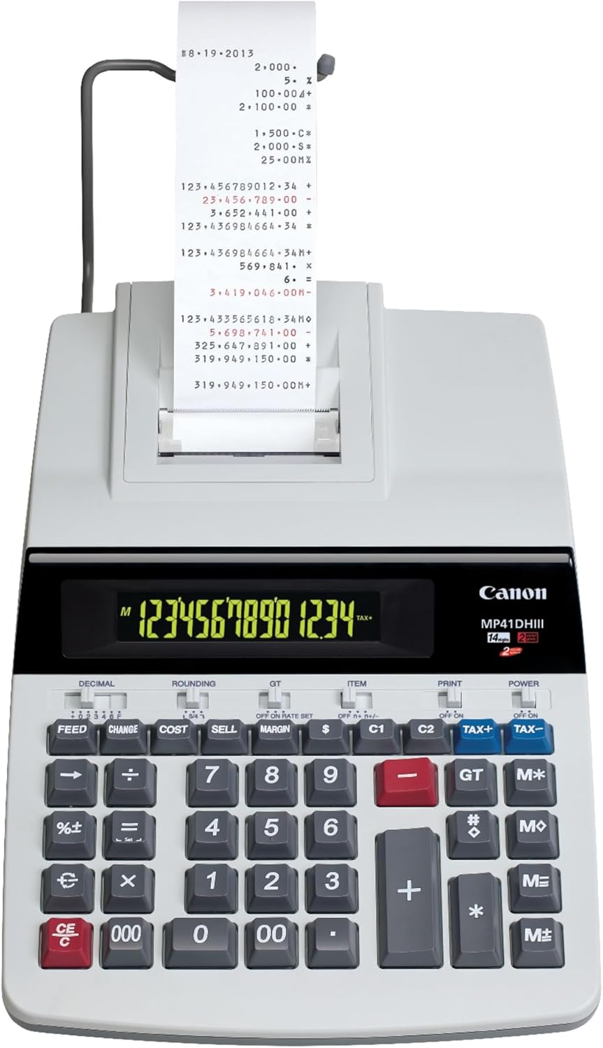 Canon MP41DHIII Desktop Printing Calculator