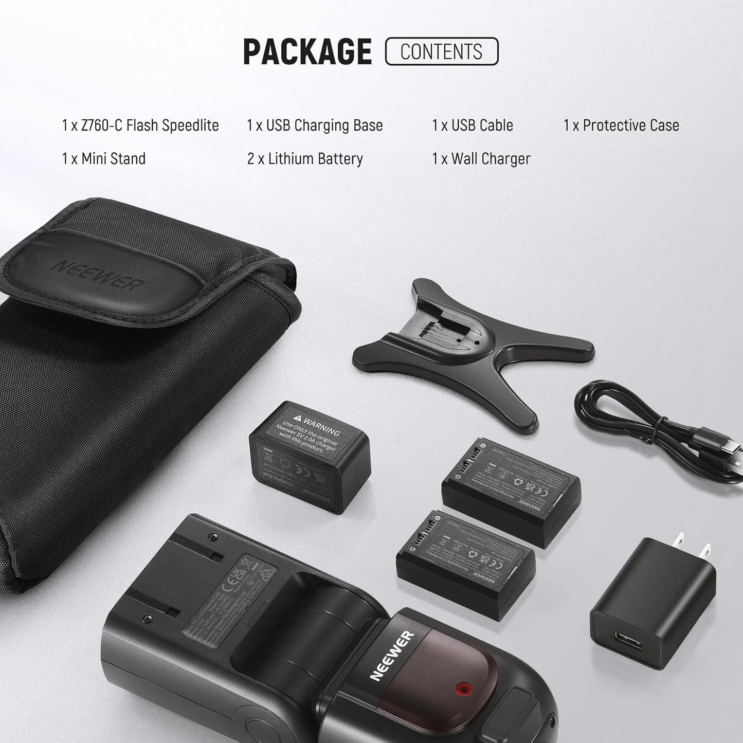 Neewer 10103030 Z760-C TTL Flash Speedlite Canon Kit