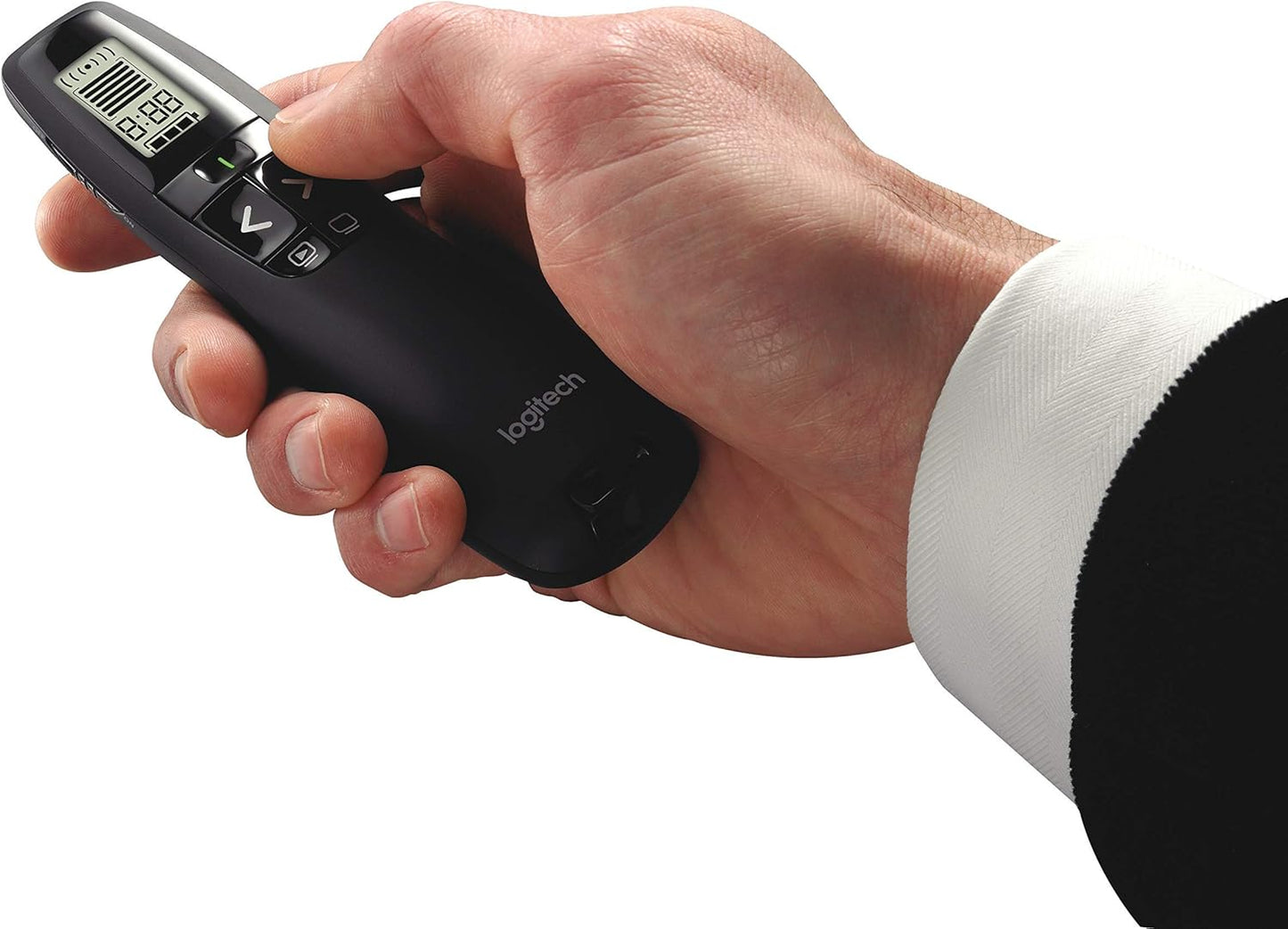 Logitech R800 Professional Wireless Presentation Remote Green Renewed