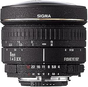 Sigma 483-101 8mm f/4 EX Circular Fisheye Lens Canon