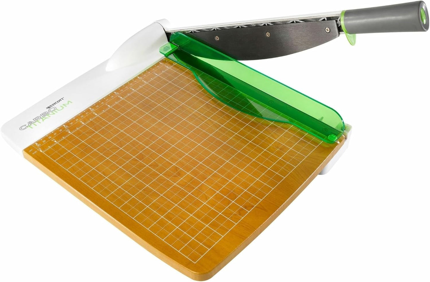 Westcott 16717 12-Inch CarboTitanium Guillotine Paper Cutter