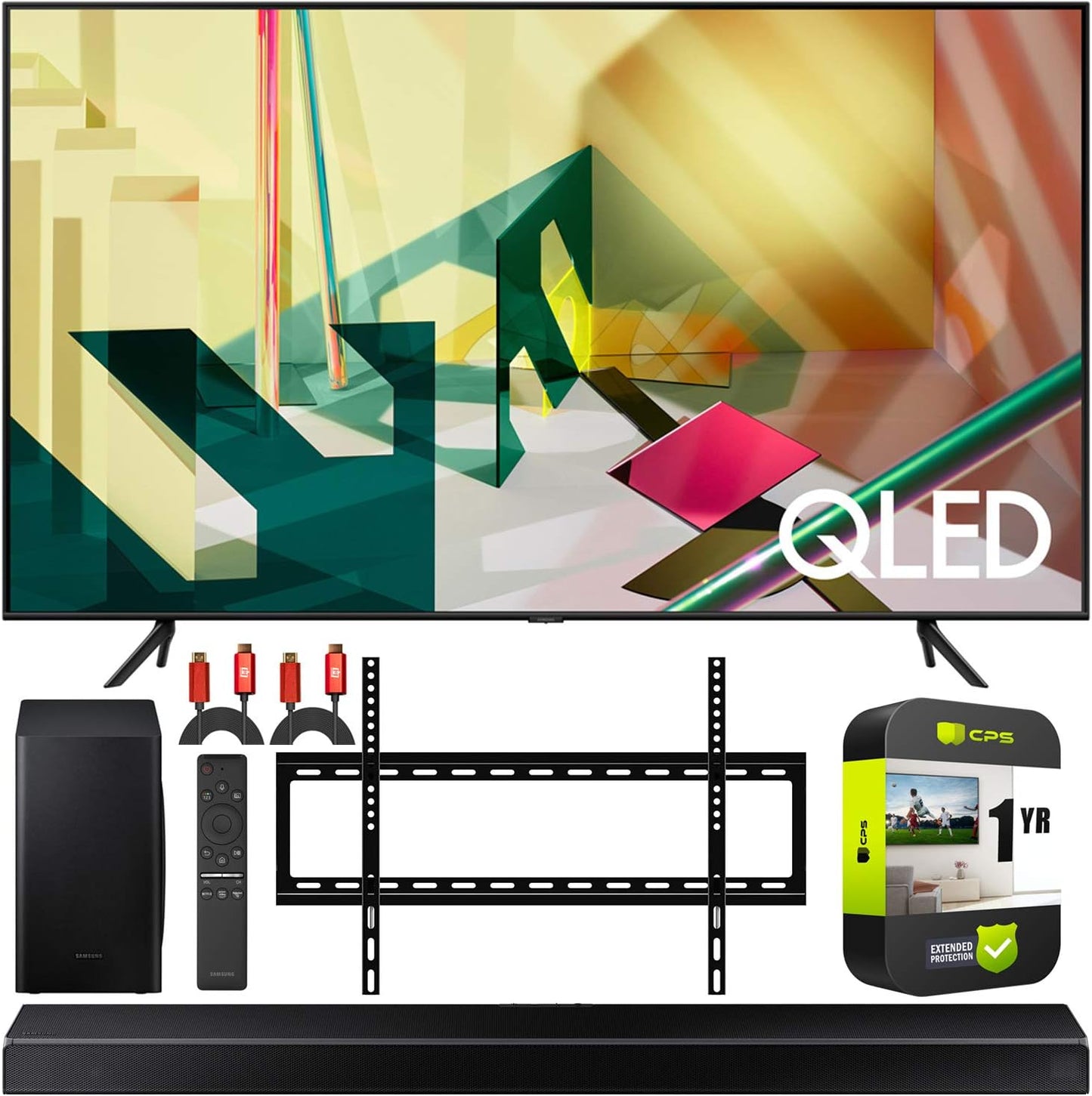 Samsung E24SAMQN65Q70TA 65" 4K QLED TV Bundle