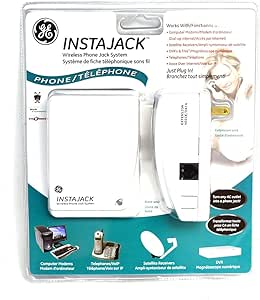 GE 20467 InstaJack Wireless Phone Jack System