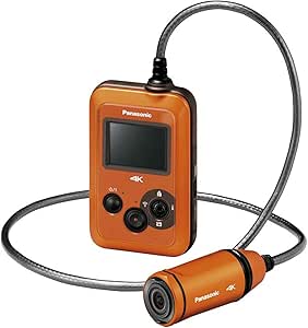 Panasonic HX-A500E-D - 4K Wearable Camcorder - Orange — main product image
