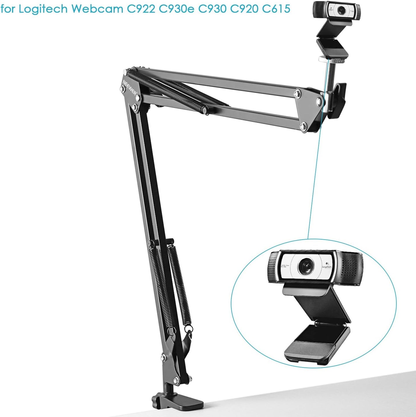 Neewer 40089654 Webcam Desk Mount Scissor Arm Stand