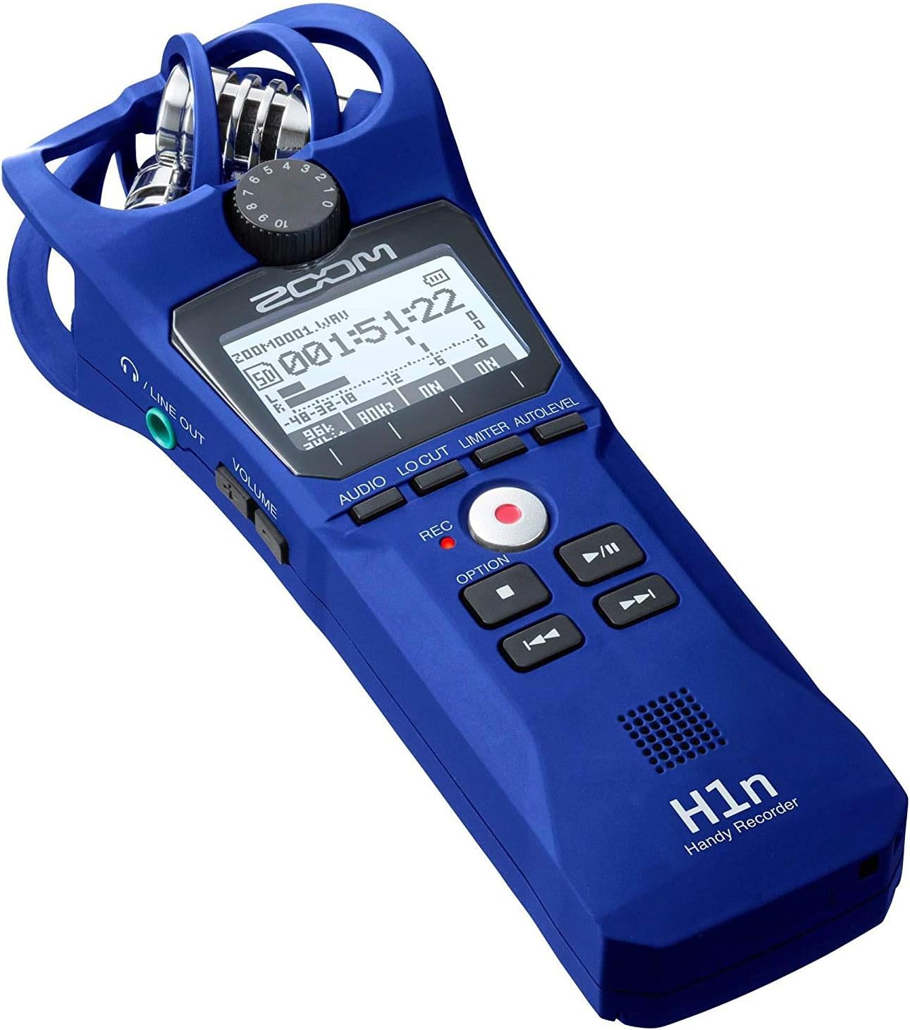 Zoom H1n Handy Recorder Blue - Portable Audio