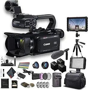 Canon 3666C002 XA40 4K Camcorder Professional Bundle Renewed