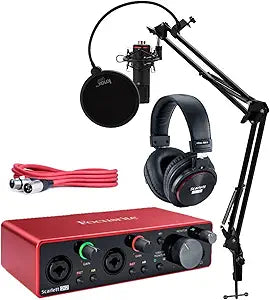 Focusrite Scarlett 2i2 Studio - 3rd Gen Audio Interface Bundle