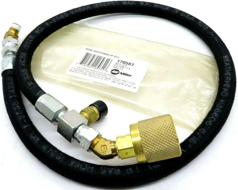 Miller 170587 LP Gas Hose with Fittings — main product image