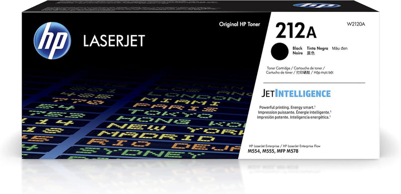 HP W2120A 212A Black LaserJet Toner Cartridge — main product image