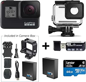 GoPro Hero 7 Action Camera Dive Housing Bundle 64GB