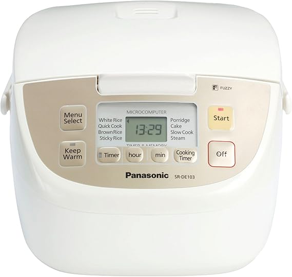 Panasonic SR-DE103 Fuzzy Logic Rice Cooker 10-Cup — main product image