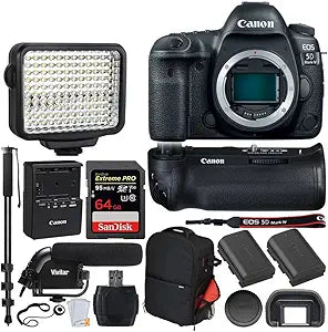 Canon 5D Mark IV DSLR Camera Video Bundle