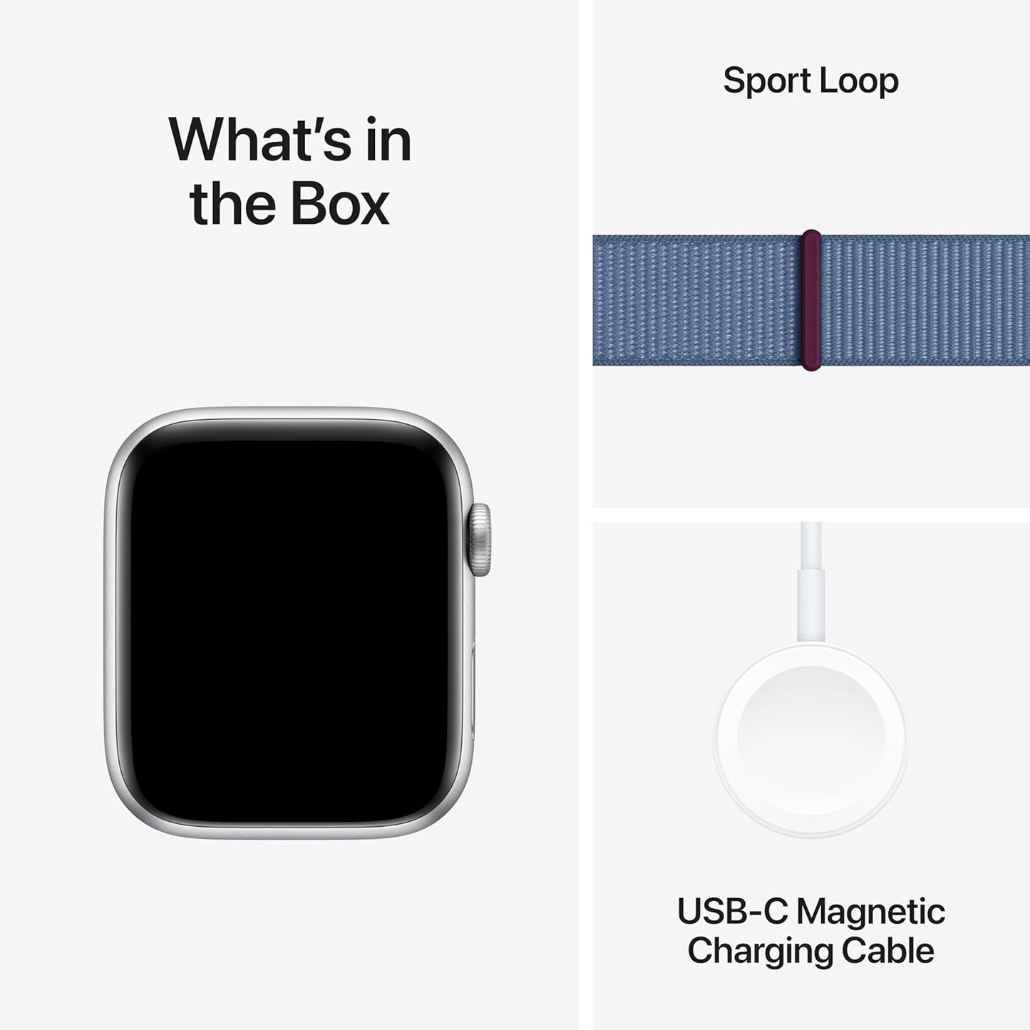Apple Watch SE (2nd Gen) GPS 44mm Silver Blue