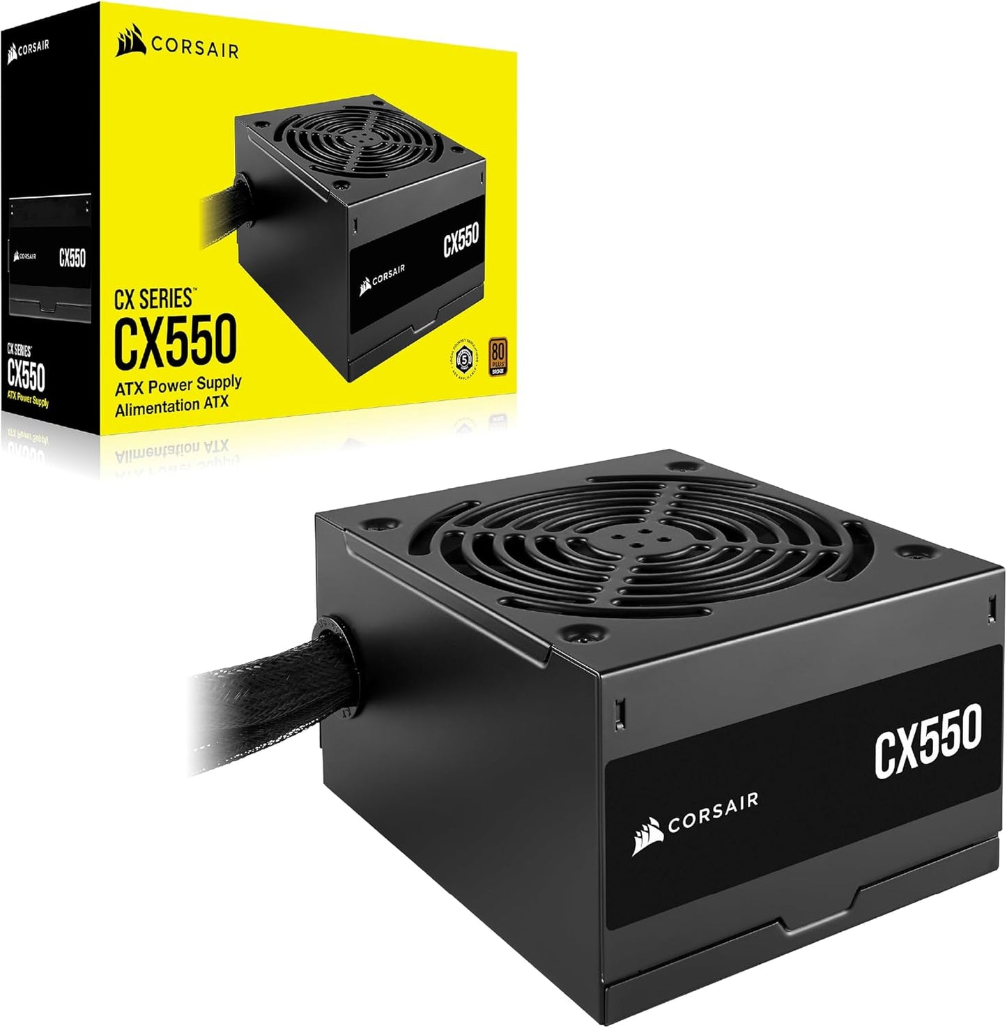 Corsair CP-9020277-NA CX550 550W 80+ Bronze Power Supply