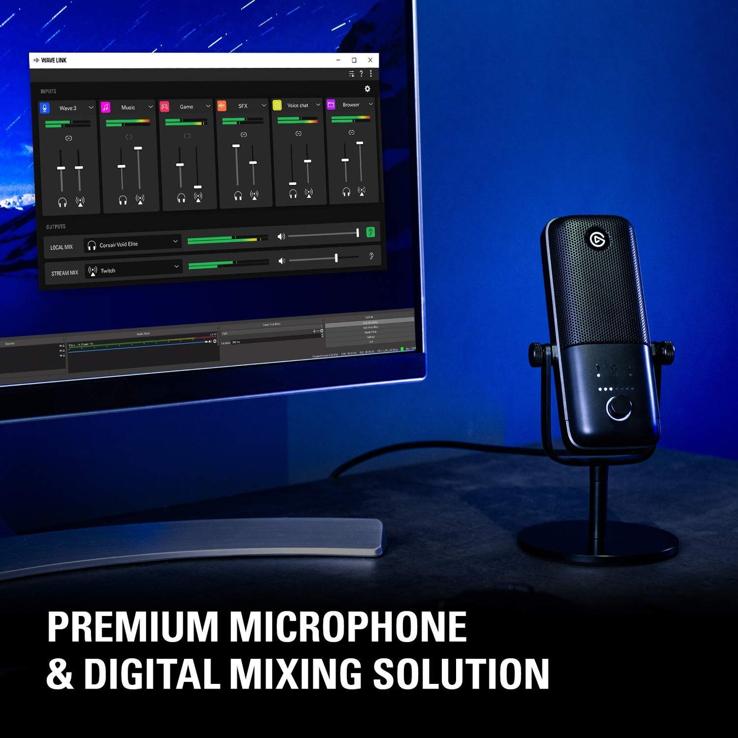 Elgato Wave:3 USB Condenser Microphone (Renewed)